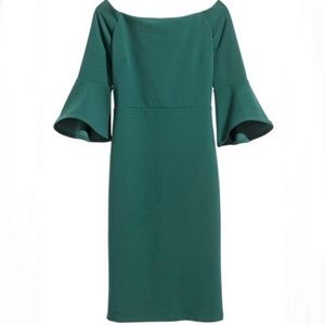 H&M off shoulder bell sleeve dress